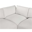 Meridian Furniture Ease Cream Fabric Modular Sectional