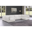 Meridian Furniture Ease Cream Fabric Modular Sectional