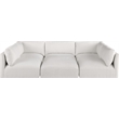 Meridian Furniture Ease Cream Fabric Modular Sectional