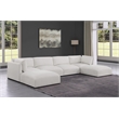 Meridian Furniture Ease Cream Fabric Modular Sectional