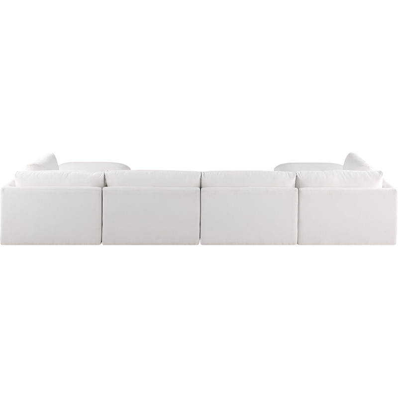 Meridian Furniture Ease Cream Fabric Modular Sectional