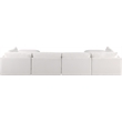 Meridian Furniture Ease Cream Fabric Modular Sectional