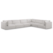 Meridian Furniture Ease Cream Fabric Modular Sectional
