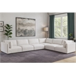 Meridian Furniture Ease Cream Fabric Modular Sectional