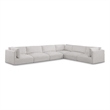 Meridian Furniture Ease Cream Fabric Modular Sectional