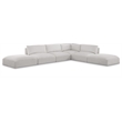 Meridian Furniture Ease Cream Fabric Modular Sectional