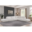Meridian Furniture Ease Cream Fabric Modular Sectional