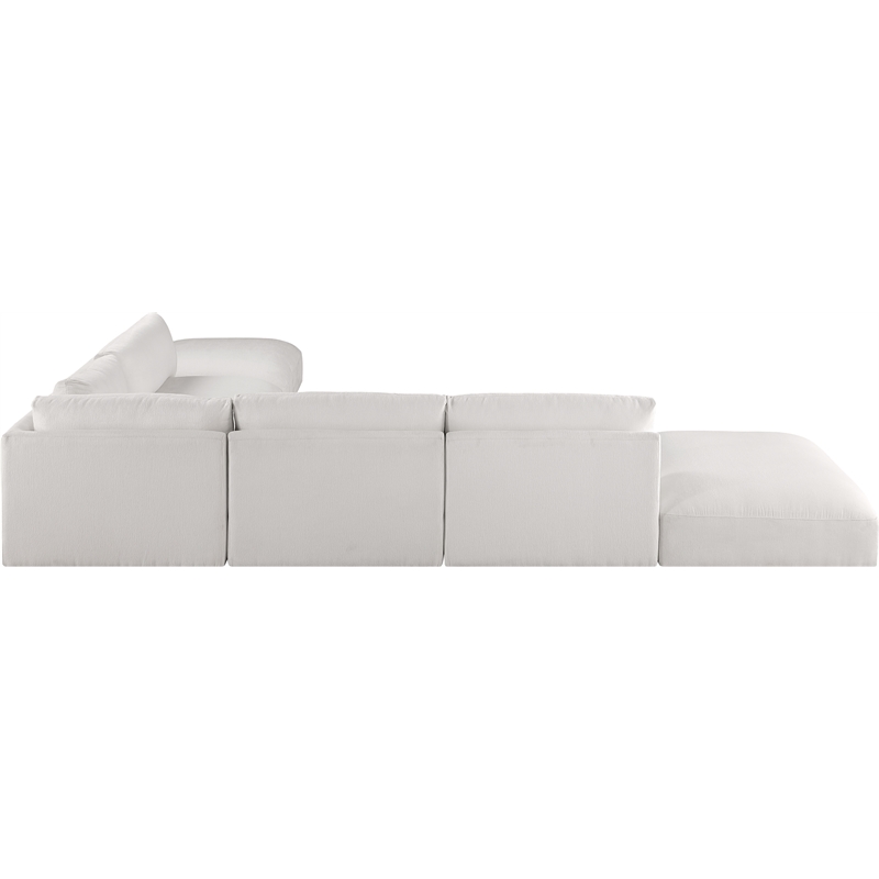 Meridian Furniture Ease Cream Fabric Modular Sectional