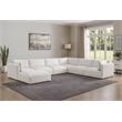 Meridian Furniture Ease Cream Fabric Modular Sectional