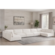 Meridian Furniture Ease Cream Fabric Modular Sectional