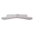 Meridian Furniture Ease Cream Fabric Modular Sectional