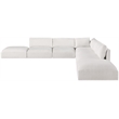 Meridian Furniture Ease Cream Fabric Modular Sectional
