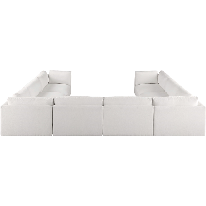 Meridian Furniture Ease Cream Fabric Modular Sectional