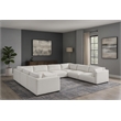 Meridian Furniture Ease Cream Fabric Modular Sectional