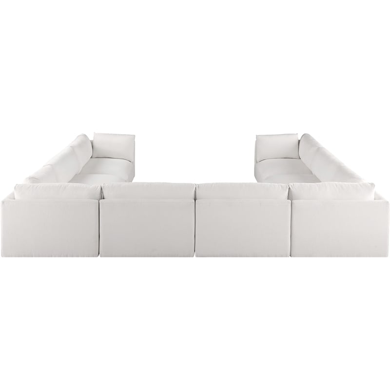 Meridian Furniture Ease Cream Fabric Modular Sectional