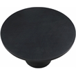 Meridian Furniture Belinda Round Black Solid Wood and Oak Veneer Dining Table
