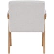 Meridian Furniture Woodloch Cream Boucle Fabric Accent Chair