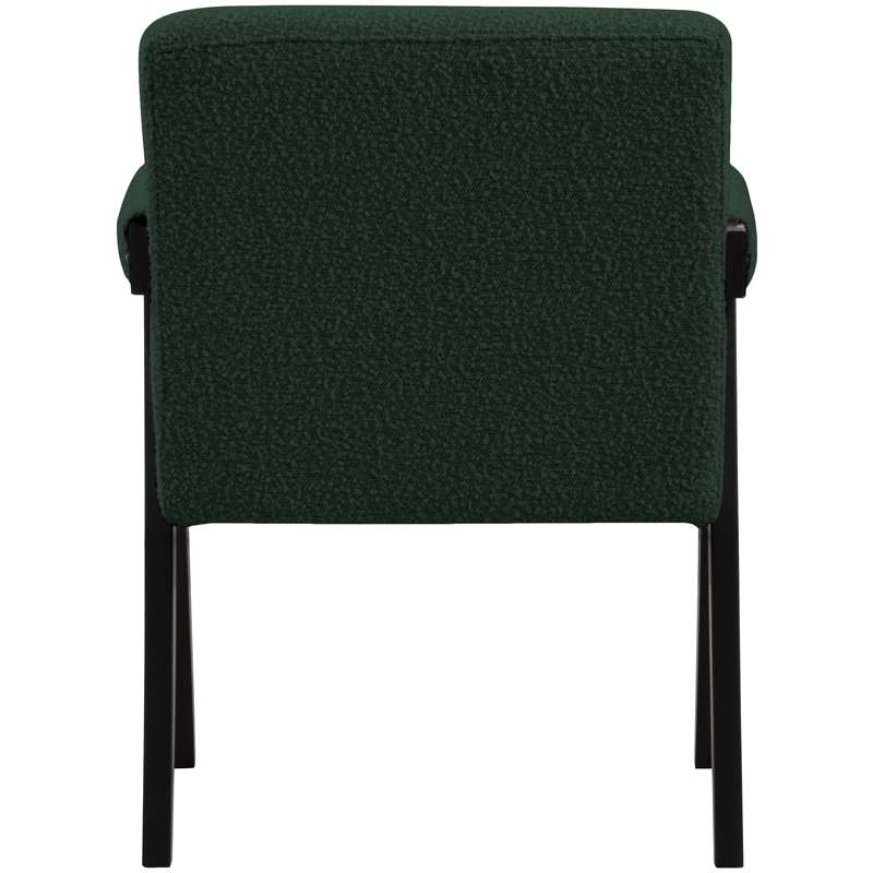 Meridian Furniture Woodloch Green Boucle Fabric Accent Chair