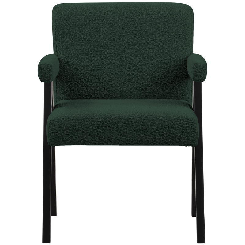 Meridian Furniture Woodloch Green Boucle Fabric Accent Chair
