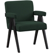 Meridian Furniture Woodloch Green Boucle Fabric Accent Chair