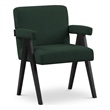 Meridian Furniture Woodloch Green Boucle Fabric Accent Chair