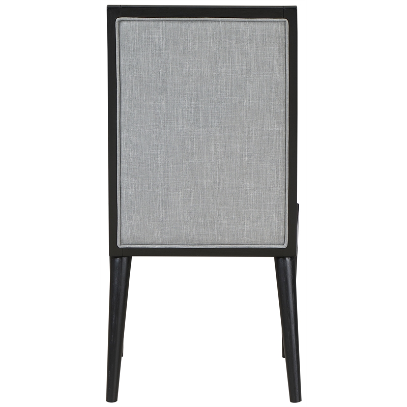 Meridian Furniture Bristol Grey Linen Textured Fabric Dining Chair (Set of 2)
