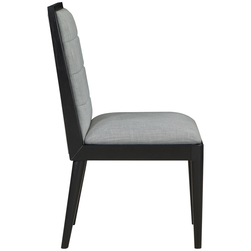 Meridian Furniture Bristol Grey Linen Textured Fabric Dining Chair (Set of 2)
