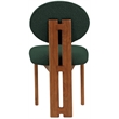 Meridian Furniture Napa Green Boucle Fabric Dining Chair (Set of 2)