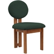 Meridian Furniture Napa Green Boucle Fabric Dining Chair (Set of 2)