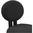 Meridian Furniture Napa Black Boucle Fabric Dining Chair (Set of 2)