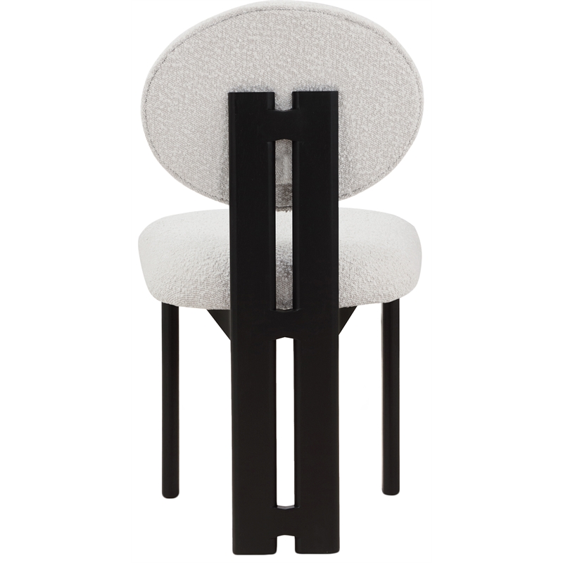 Meridian Furniture Napa Cream Boucle Fabric Dining Chair (Set of 2)
