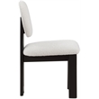 Meridian Furniture Napa Cream Boucle Fabric Dining Chair (Set of 2)