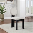 Meridian Furniture Napa Cream Boucle Fabric Dining Chair (Set of 2)
