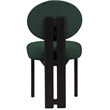 Meridian Furniture Napa Green Boucle Fabric Dining Chair (Set of 2)