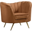 Meridian Furniture Margo Saddle Velvet Chair