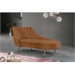 Meridian Furniture Margo Saddle Velvet Chaise