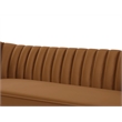 Meridian Furniture Margo Saddle Velvet Sofa