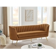 Meridian Furniture Margo Saddle Velvet Sofa