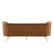 Meridian Furniture Margo Saddle Velvet Sofa