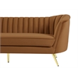 Meridian Furniture Margo Saddle Velvet Sofa