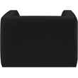 Meridian Furniture Henson Black Velvet Chair