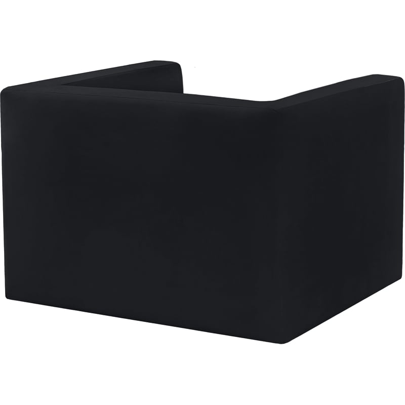 Meridian Furniture Henson Black Velvet Chair