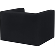 Meridian Furniture Henson Black Velvet Chair