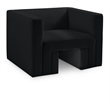 Meridian Furniture Henson Black Velvet Chair