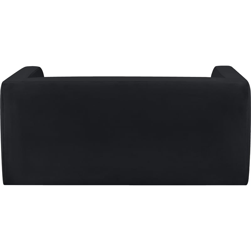 Meridian Furniture Henson Black Velvet Loveseat
