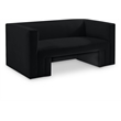 Meridian Furniture Henson Black Velvet Loveseat