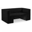 Meridian Furniture Henson Black Velvet Loveseat