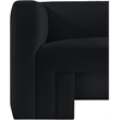 Meridian Furniture Henson Black Velvet Sofa