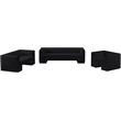 Meridian Furniture Henson Black Velvet Sofa