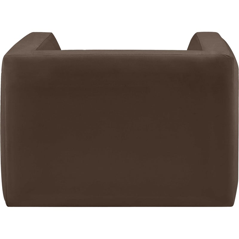 Meridian Furniture Henson Brown Velvet Chair